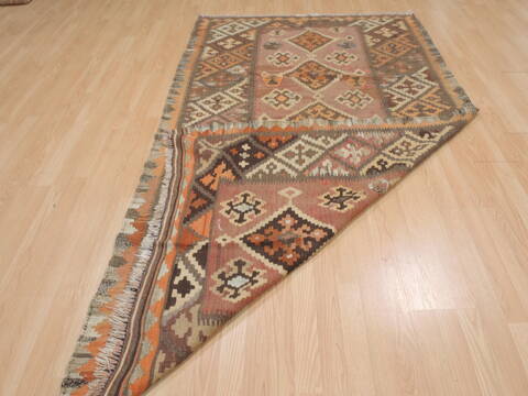 Kilim Red Flat Woven 47 X 83  Area Rug 100-109440 Image 12