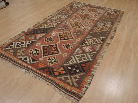 Kilim Red Flat Woven 47 X 83  Area Rug 100-109440 Image 16