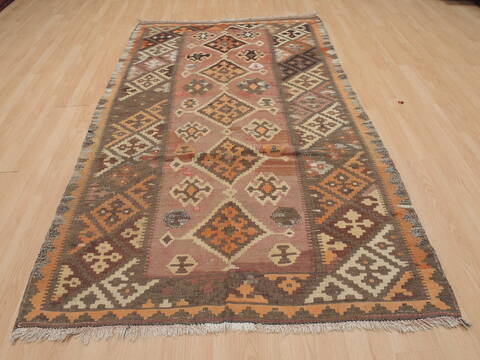 Kilim Red Flat Woven 47 X 83  Area Rug 100-109440 Image 1