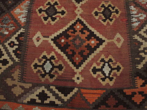 Kilim Red Flat Woven 47 X 83  Area Rug 100-109440 Image 6