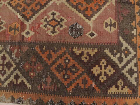 Kilim Red Flat Woven 47 X 83  Area Rug 100-109440 Image 8