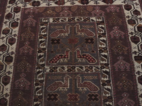 Kilim Brown Flat Woven 53 X 85  Area Rug 100-109446 Image 12