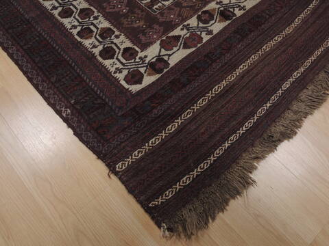 Kilim Brown Flat Woven 53 X 85  Area Rug 100-109446 Image 18