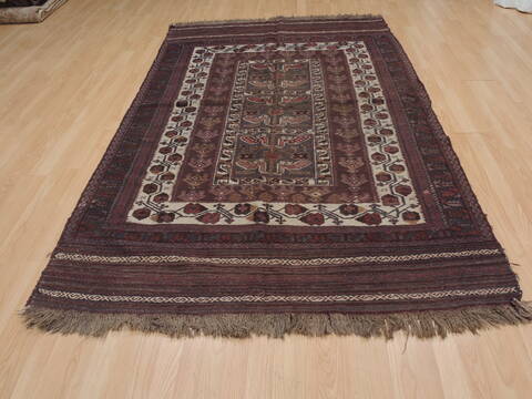Kilim Brown Flat Woven 53 X 85  Area Rug 100-109446 Image 4