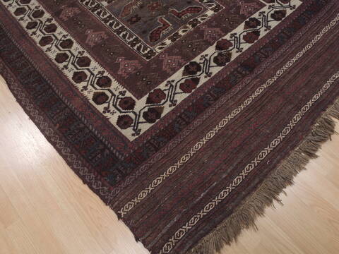 Kilim Brown Flat Woven 53 X 85  Area Rug 100-109446 Image 6
