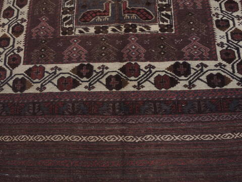 Kilim Brown Flat Woven 53 X 85  Area Rug 100-109446 Image 7