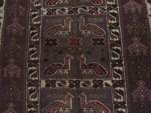 Kilim Brown Flat Woven 53 X 85  Area Rug 100-109446 Image 8
