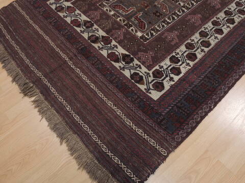 Kilim Brown Flat Woven 53 X 85  Area Rug 100-109446 Image 9