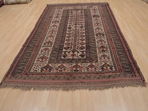 Kilim Brown Flat Woven 55 X 90  Area Rug 100-109450 Image 1