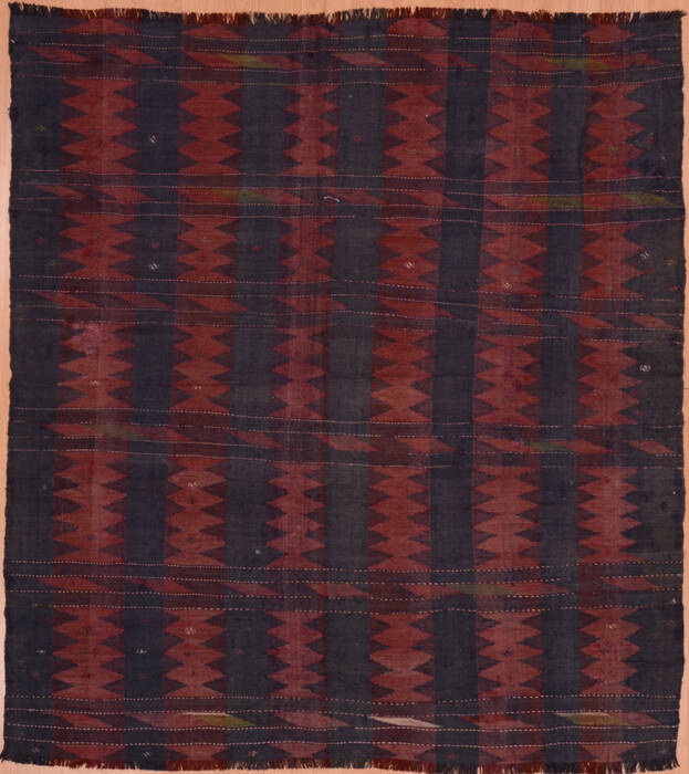 Kilim Red Hand Knotted 59 X 92  Area Rug 100-109451 Image 0