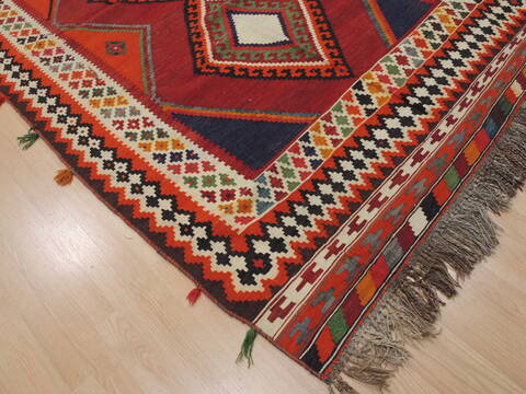 Kilim Red Flat Woven 57 X 1010  Area Rug 100-109454 Image 13