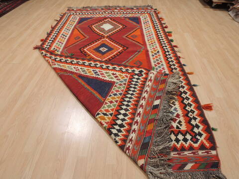 Kilim Red Flat Woven 57 X 1010  Area Rug 100-109454 Image 15