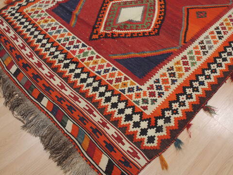 Kilim Red Flat Woven 57 X 1010  Area Rug 100-109454 Image 3