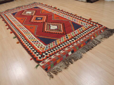 Kilim Red Flat Woven 57 X 1010  Area Rug 100-109454 Image 4