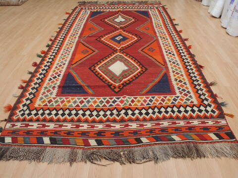 Kilim Red Flat Woven 57 X 1010  Area Rug 100-109454 Image 5