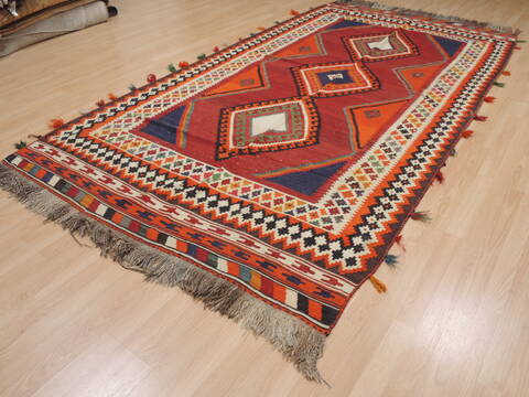 Kilim Red Flat Woven 57 X 1010  Area Rug 100-109454 Image 6