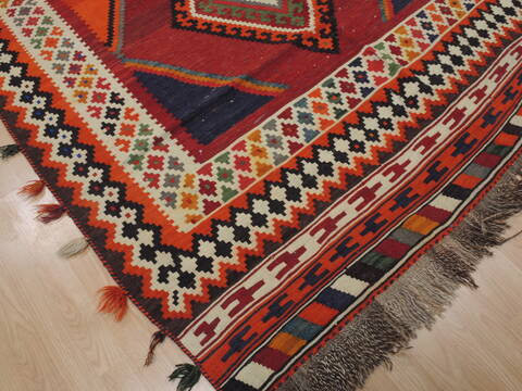 Kilim Red Flat Woven 57 X 1010  Area Rug 100-109454 Image 8