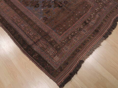 Kilim Brown Hand Knotted 411 X 711  Area Rug 100-109459 Image 12