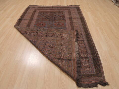 Kilim Brown Hand Knotted 411 X 711  Area Rug 100-109459 Image 15