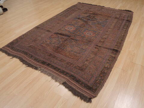 Kilim Brown Hand Knotted 411 X 711  Area Rug 100-109459 Image 5