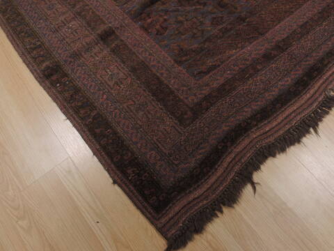 Kilim Brown Hand Knotted 411 X 711  Area Rug 100-109459 Image 7