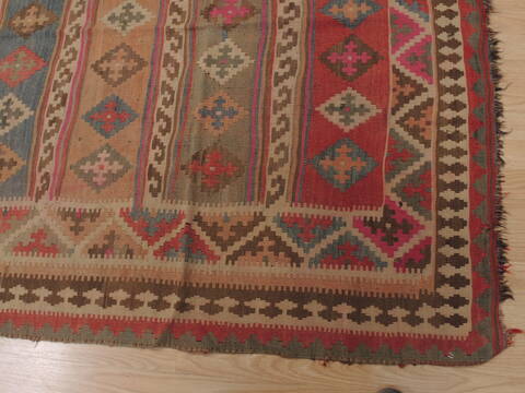 Kilim Brown Hand Knotted 48 X 94  Area Rug 100-109460 Image 11