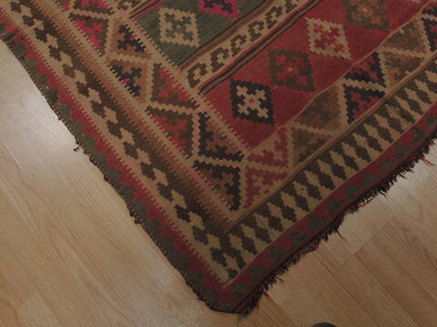 Kilim Brown Hand Knotted 48 X 94  Area Rug 100-109460 Image 7