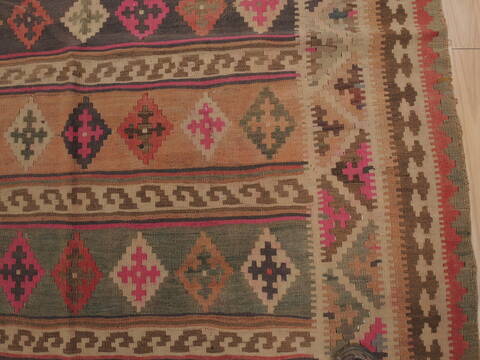 Kilim Brown Hand Knotted 48 X 94  Area Rug 100-109460 Image 9