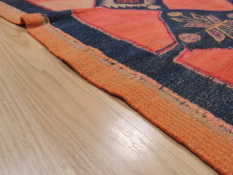 Kilim Red Runner Flat Woven 51 X 114  Area Rug 100-109466 Image 13