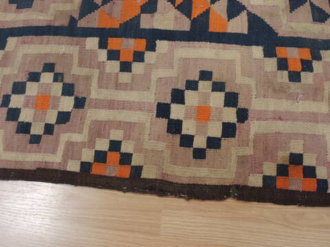 Kilim Beige Runner Flat Woven 55 X 150  Area Rug 100-109471 Image 13