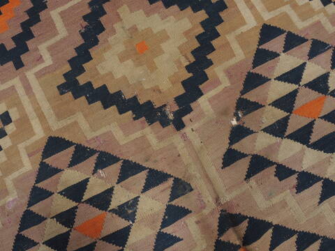 Kilim Beige Runner Flat Woven 55 X 150  Area Rug 100-109471 Image 9