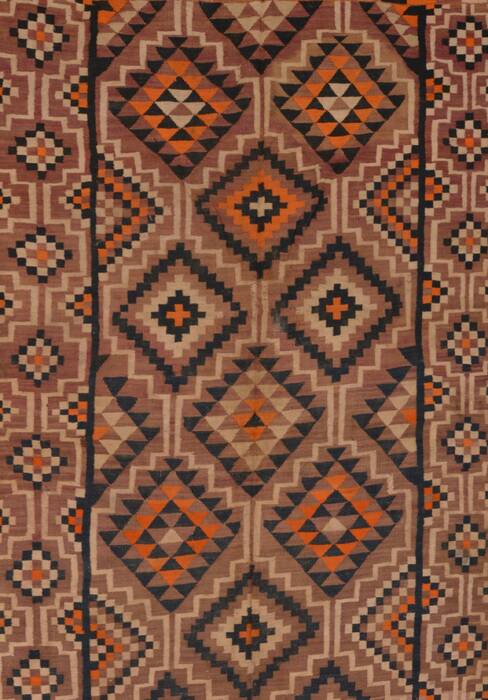 Kilim Beige Runner Flat Woven 55 X 150  Area Rug 100-109471 Image 0