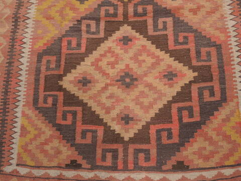 Kilim Orange Flat Woven 68 X 1110  Area Rug 100-109472 Image 10