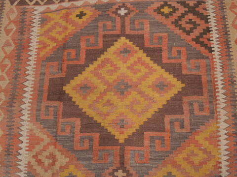 Kilim Orange Flat Woven 68 X 1110  Area Rug 100-109472 Image 11