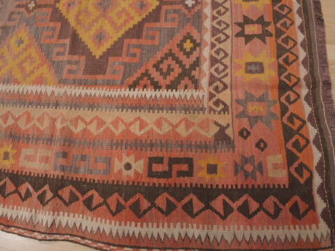 Kilim Orange Flat Woven 68 X 1110  Area Rug 100-109472 Image 12