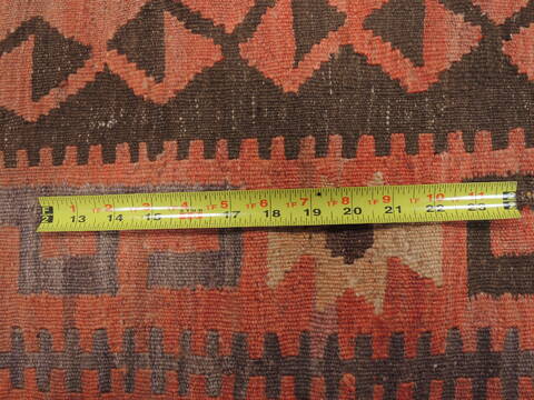 Kilim Orange Flat Woven 68 X 1110  Area Rug 100-109472 Image 16