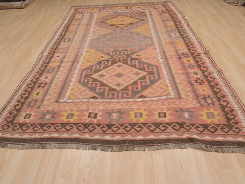 Kilim Orange Flat Woven 68 X 1110  Area Rug 100-109472 Image 17