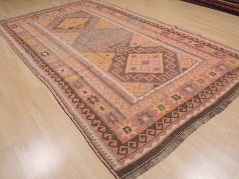 Kilim Orange Flat Woven 68 X 1110  Area Rug 100-109472 Image 5