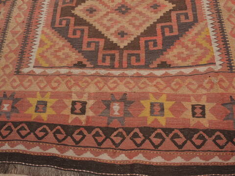 Kilim Orange Flat Woven 68 X 1110  Area Rug 100-109472 Image 7