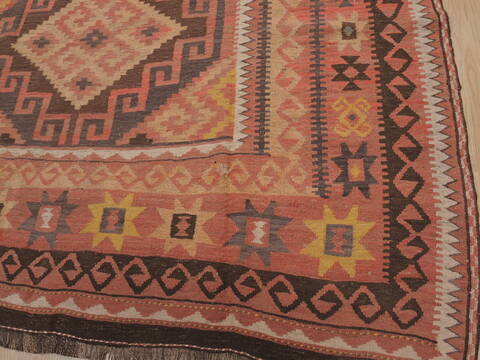 Kilim Orange Flat Woven 68 X 1110  Area Rug 100-109472 Image 8