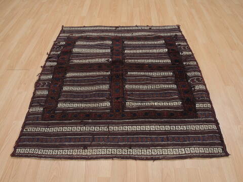 Kilim Brown Flat Woven 311 X 47  Area Rug 100-109477 Image 1