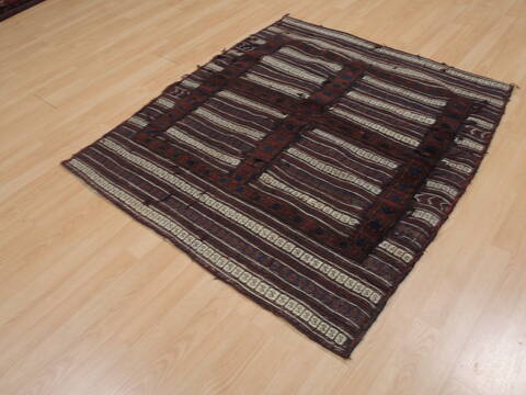 Kilim Brown Flat Woven 311 X 47  Area Rug 100-109477 Image 2