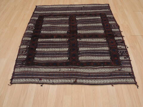 Kilim Brown Flat Woven 311 X 47  Area Rug 100-109477 Image 4