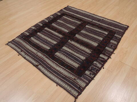 Kilim Brown Flat Woven 311 X 47  Area Rug 100-109477 Image 5