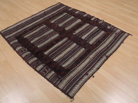Kilim Brown Flat Woven 311 X 47  Area Rug 100-109477 Image 6