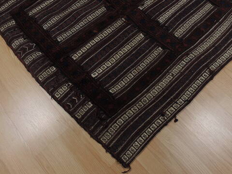 Kilim Brown Flat Woven 311 X 47  Area Rug 100-109477 Image 7