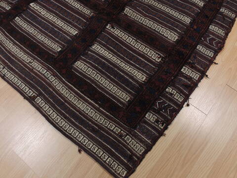 Kilim Brown Flat Woven 311 X 47  Area Rug 100-109477 Image 8