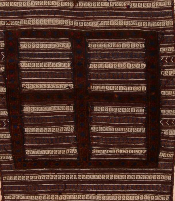 Kilim Brown Flat Woven 311 X 47  Area Rug 100-109477 Image 0