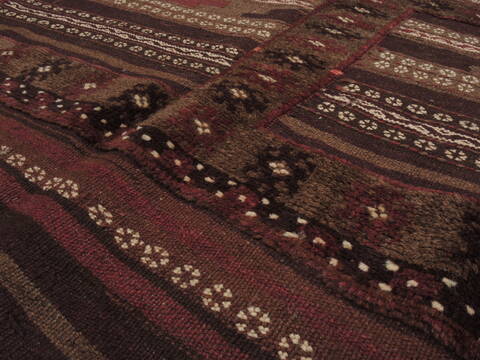 Kilim Brown Square Hand Knotted 38 X 44  Area Rug 100-109478 Image 10