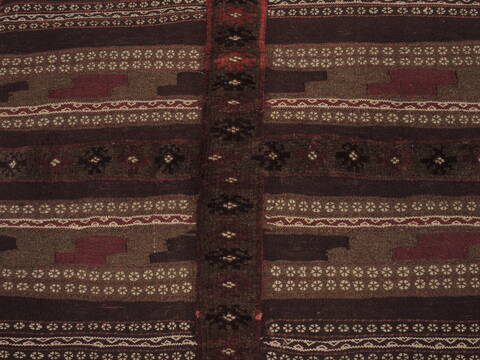 Kilim Brown Square Hand Knotted 38 X 44  Area Rug 100-109478 Image 7